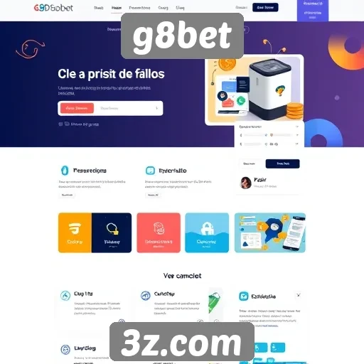 análise da interface do site g8bet